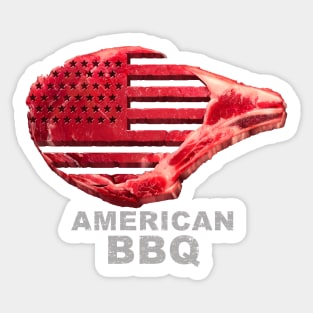 American BBQ Sticker